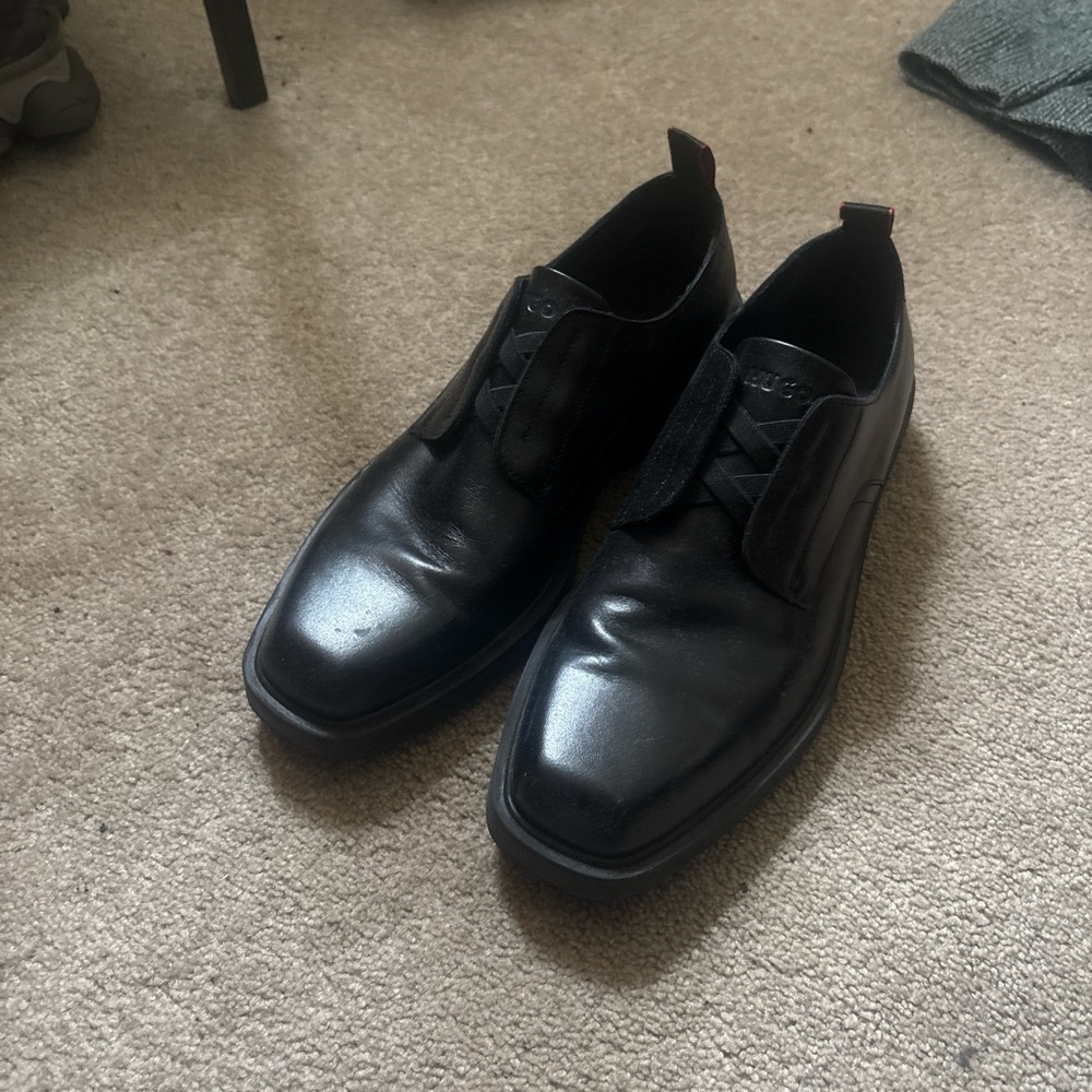 Hugo Boss Black Leather Oxfords